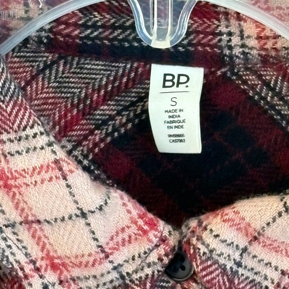 BP Red and Black Casual Button Down Shirt - Picture 2 of 5